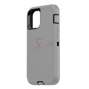 iPhone 12 iPhone 12 Pro 6.1" Shockproof Defender Case Cover Grey
