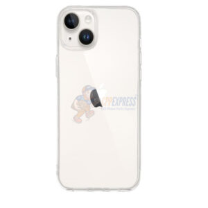 iPhone 15 Plus Clear Transparent Soft Silicone Gel Liquid TPU Slim Back Cover Case