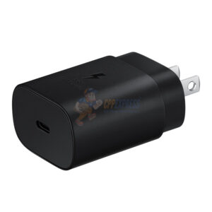 2 Pin USBC 25W PD Adapter US Super Fast Charging Wall Charger Black