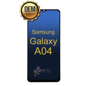 Samsung Galaxy A04 LCD Touch Screen Digitizer Assembly With Frame - Black