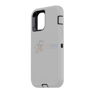 iPhone 12 Pro Max Shockproof Defender Case Cover Light Gray