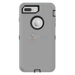 iPhone 7 Plus iPhone 8 Plus Shockproof Defender Case Cover Light Gray