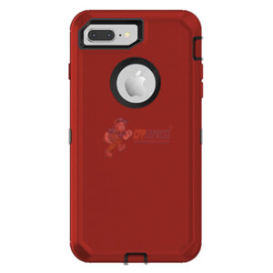 iPhone 7 Plus iPhone 8 Plus Shockproof Defender Case Red