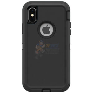 iPhone X iPhone XS Shockproof Defender Case Cover Black