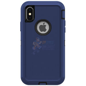iPhone X iPhone XS Shockproof Defender Case Cover Dark Blue