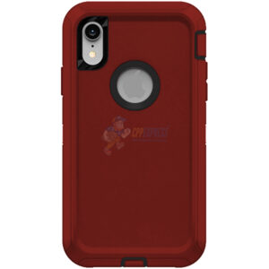 iPhone XR Shockproof Defender Case Cover Red