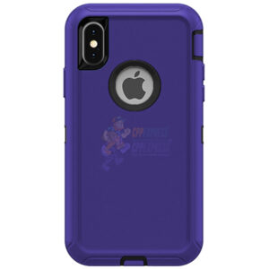 iPhone XS Max Shockproof Defender Case Cover Purple