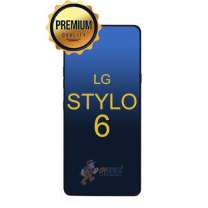 LG Stylo 6 LCD Touch Screen Digitizer Assembly with Frame Black