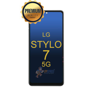 LG Stylo 7 LCD Touch Screen Digitizer Assembly with Frame Black